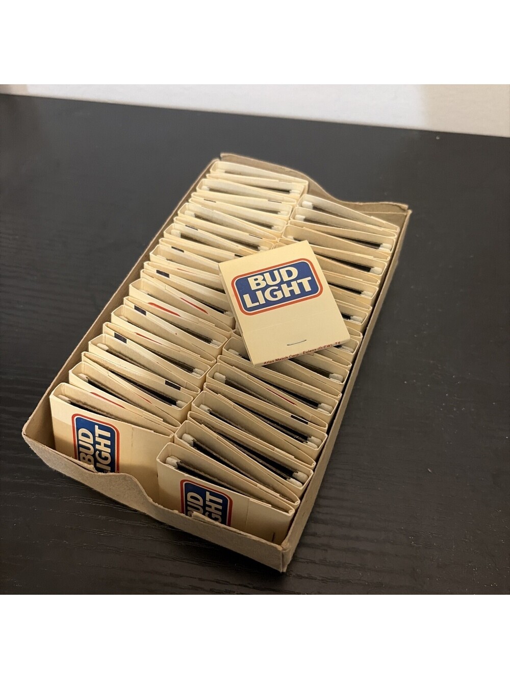 BOX Of 42 Bud Light Vintage Collectible Advertisement Matchbooks
